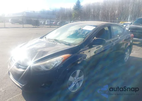 2013 Hyundai Elantra Gls z USA, uszkodzony, nr VIN 5NPDH4AE3DH450410